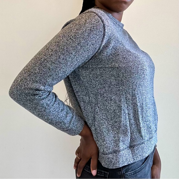 Gray Zip Detail Sweater - Picture 3 of 4